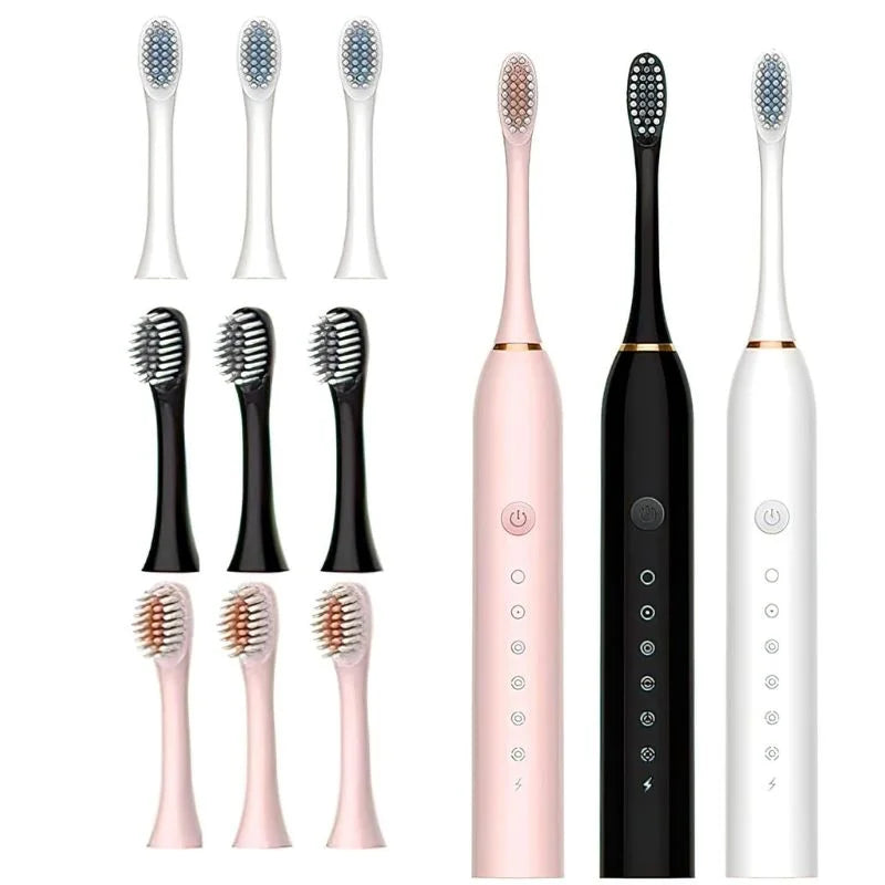 Rechargeable Sonic Cleaning Toothbrush with Soft Bristles