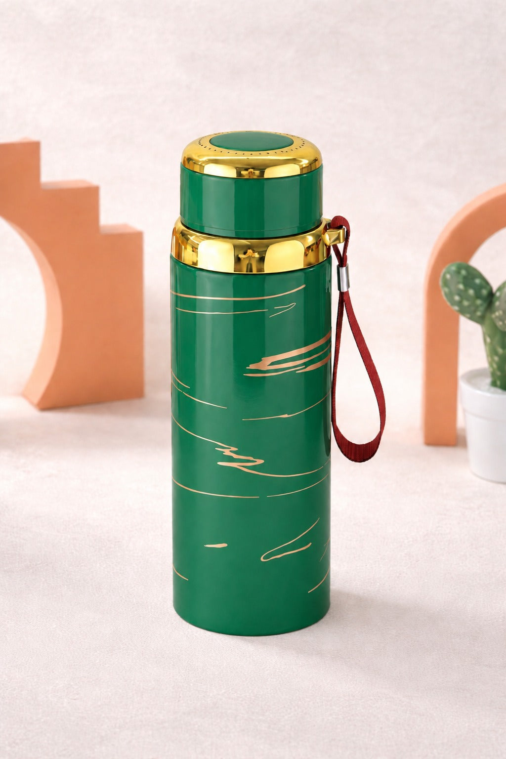 Premium Marble Print Stainless Steel Water Bottle